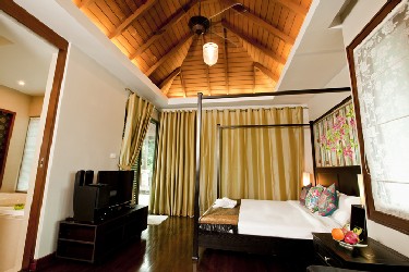 Master Bedroom with Garden and Pool View